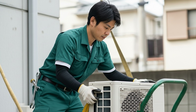 エアコン移設イメージ画像